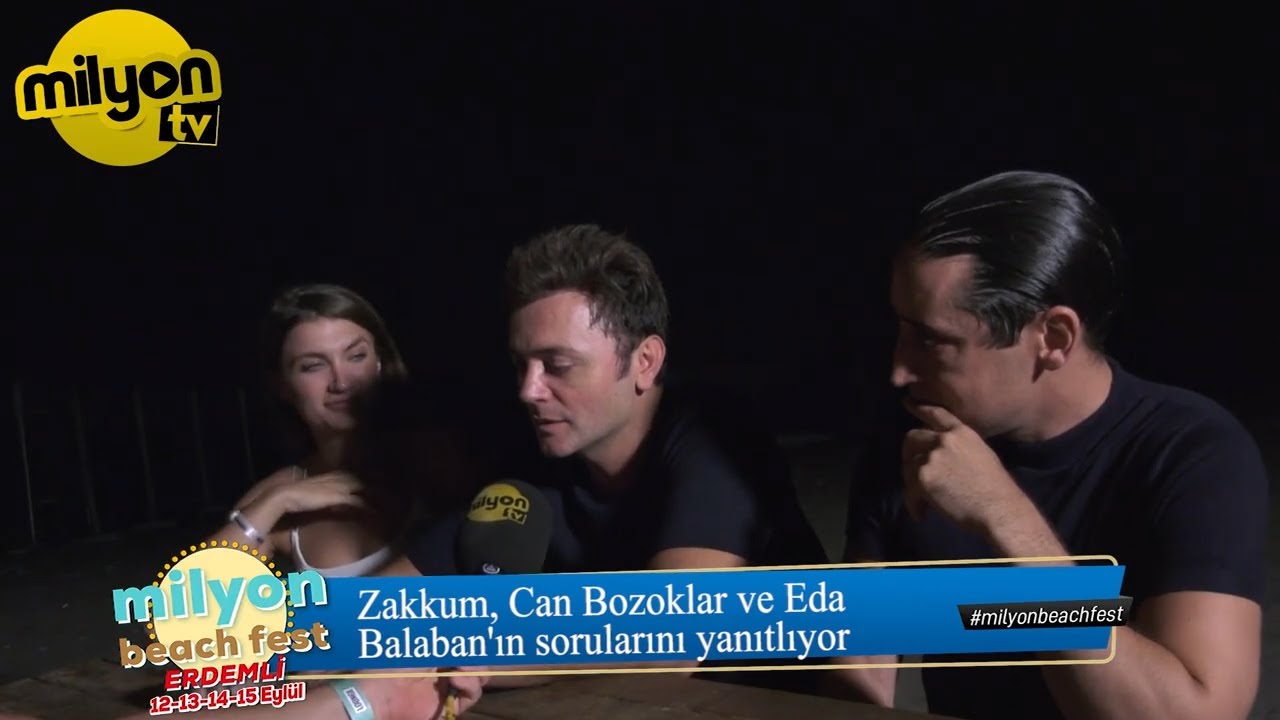 Zakkum İle Çok Özel Röportaj - @MilyonFest Mersin/Erdemli