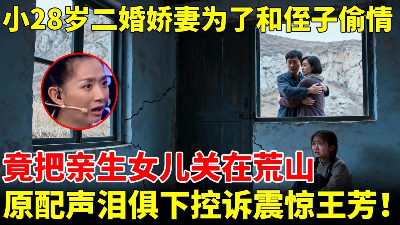小28岁二婚娇妻为了和侄子偷情，竟把亲生女儿关在荒山，原配声泪俱下控诉，细节震惊王芳！【王芳王为念访谈】