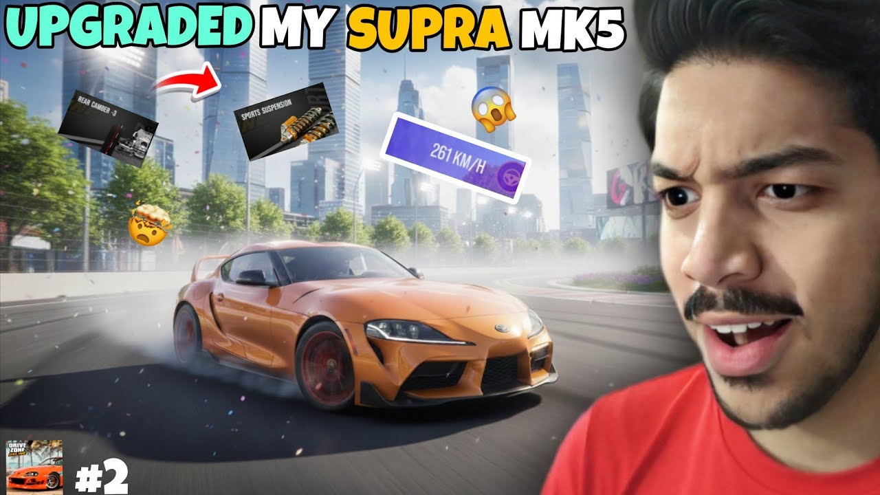 UPGRADED MY SUPRA MK5🤑||DRIVE ZONE ONLINE|| #2