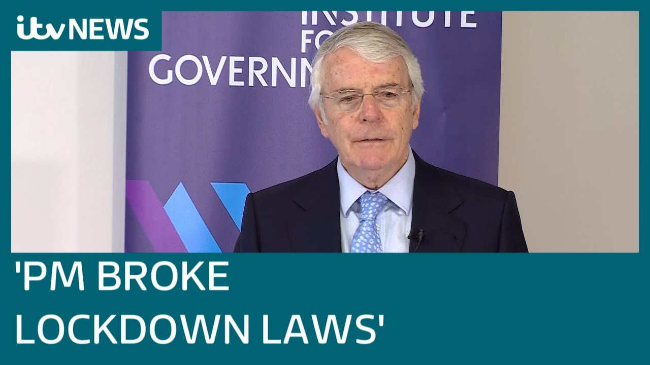 Boris Johnson hits back at John Major after claim he 'broke lockdown laws' | ITV News