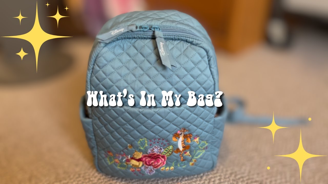 What's in my Vera Bradley x Winnie the Pooh Backpack! (Re-Upload)