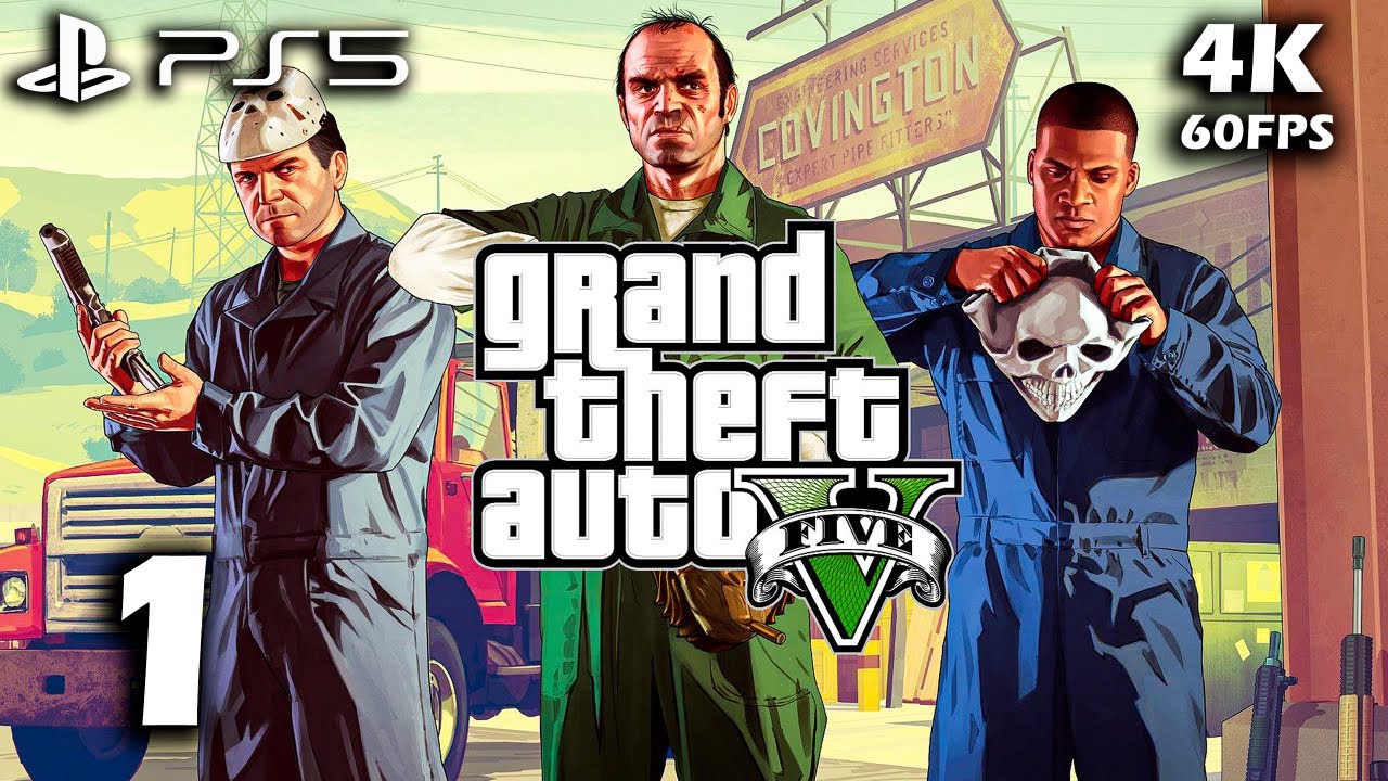 GTA 5 PS5 Enhanced Gameplay Walkthrough Part 1 (4K 60FPS RAY TRACING) - No commentary