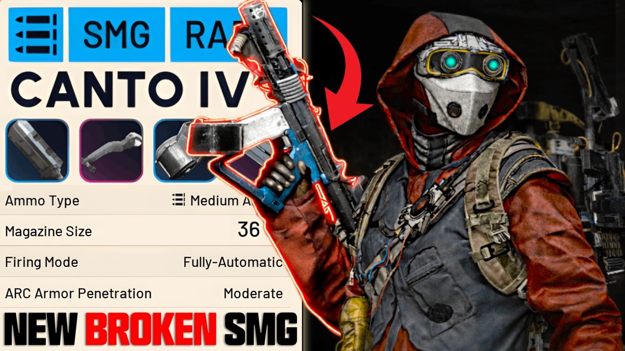 new CANTO SMG with 155% RECOIL CONTROLL is MAKING ME CRAZY RICH | PvP + Looting | ARC RAIDERS