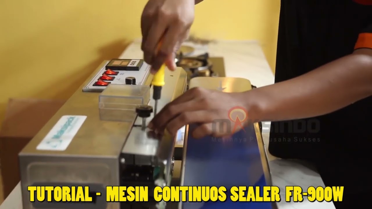 Tutorial - Mesin Continuos Sealer FR-900W