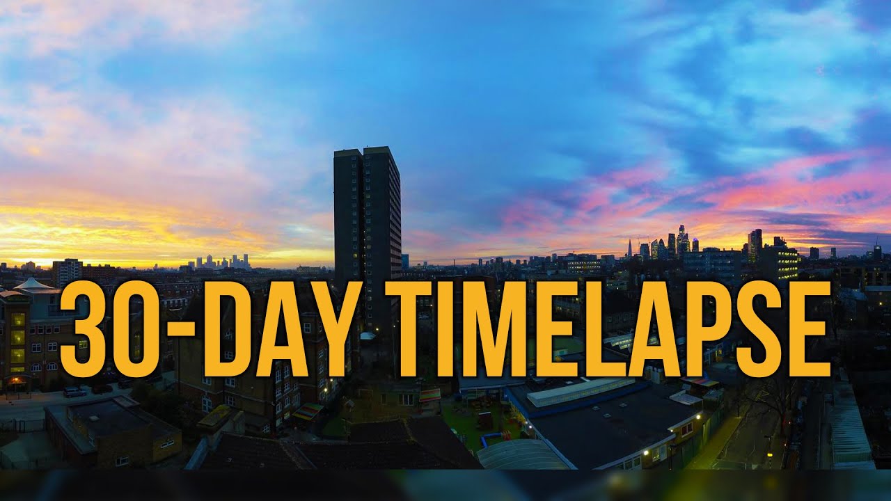 I shot a ONE MONTH long TIMELAPSE