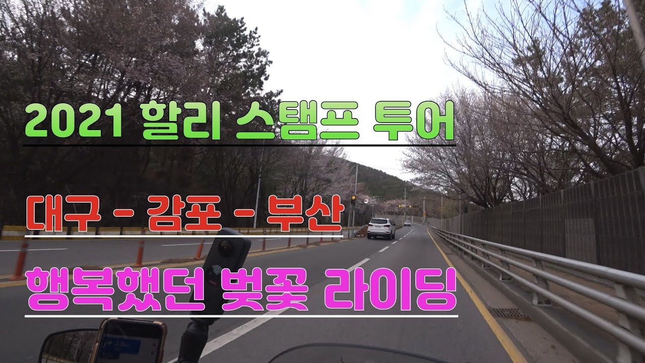 대구 1.14km - 감포 299카페&팬션 - 부산 카페준/2021할리 스탬프 투어 경상도편/쫄보 모해의 라이더 일기 Ep#72