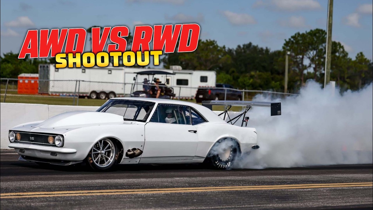 Гонка @CleetusM AWD против RWD