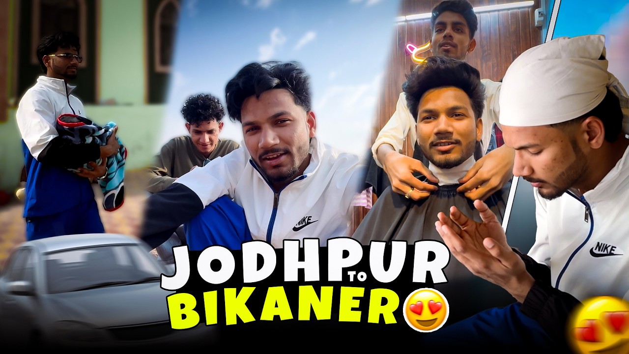 Bhot Enjoy Kra 😍 JODHPUR TO BIKANER VLOG | MIDDLE CLASS VLOGGER #vlog