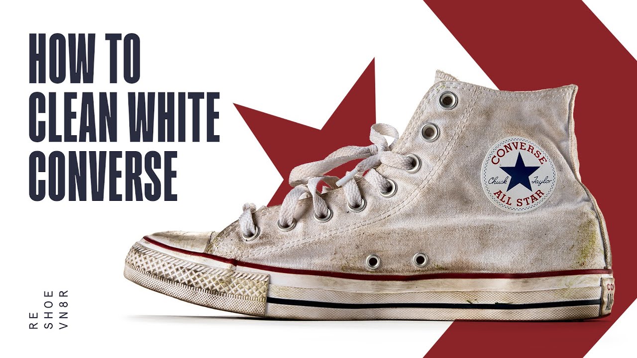 Как почистить белые кеды Converse дома