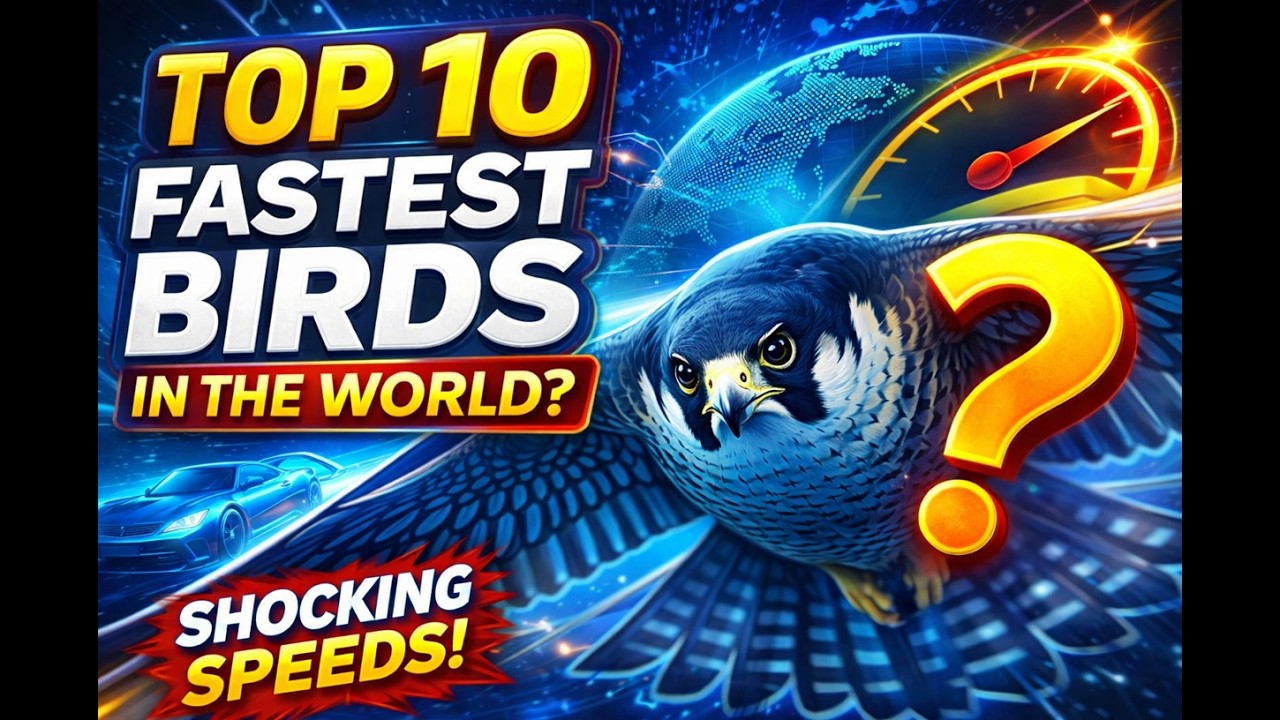 Top 10 Fastest Birds in the World | Speed Kings of the Sky