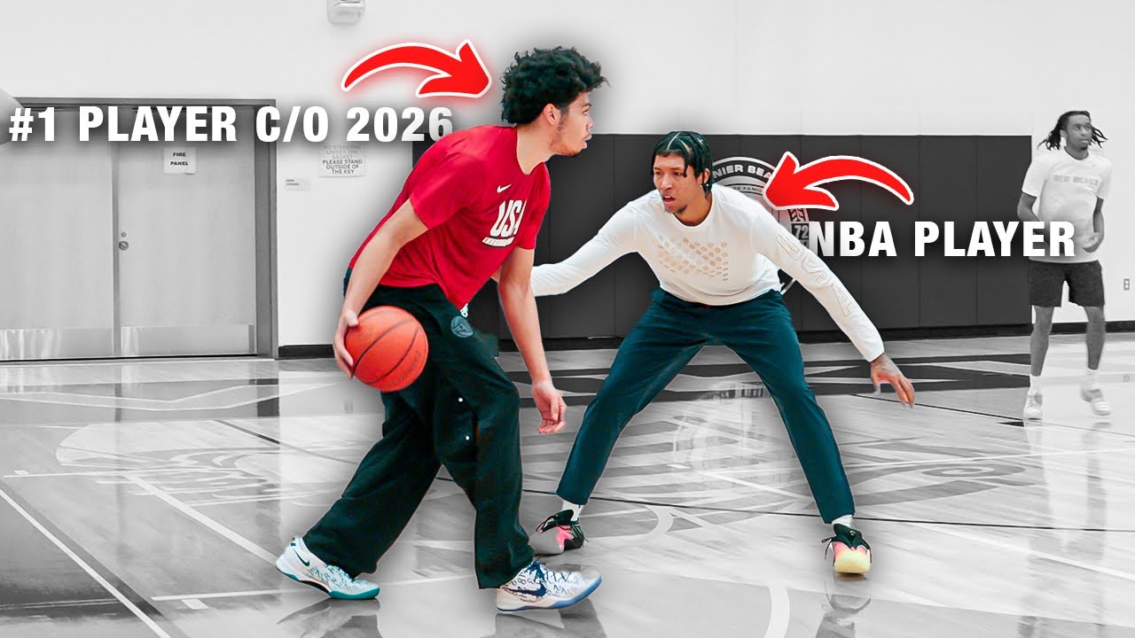 WHAT THE #1 HIGH SCHOOL PROSPECT LOOKS LIKE VS AN NBA PLAYER(TYRAN STOKES VS MARJON BEAUCHAMP)!