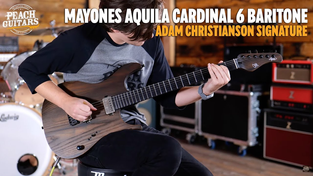 No Talking...Just Tones | Mayones Aquila Cardinal 6 Adam Christianson Baritone Signature