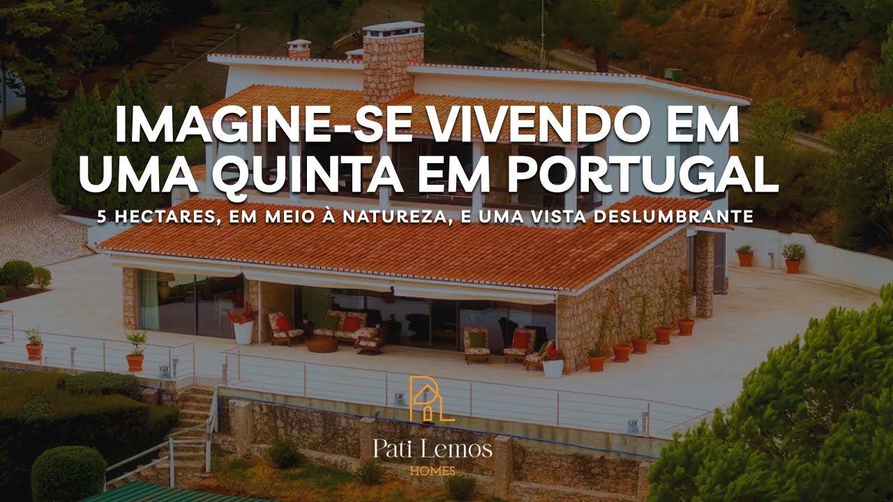 Quinta T6 com piscina e vista deslumbrante para a Serra da Arrábida, Setúbal|VOU MUDAR PARA PORTUGAL