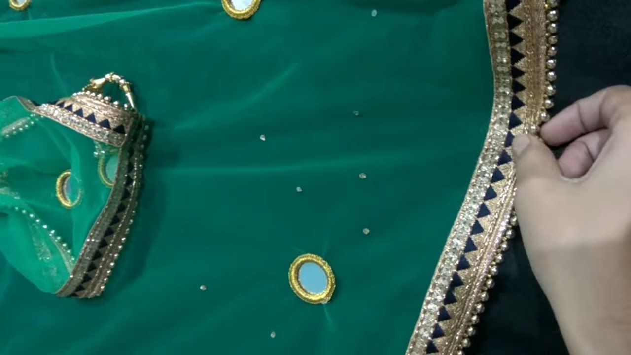 How to decorate dupatta at home