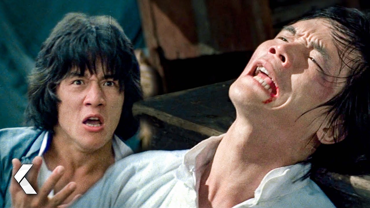 Kung Fu At The Market Scene - Drunken Master | Jackie Chan
