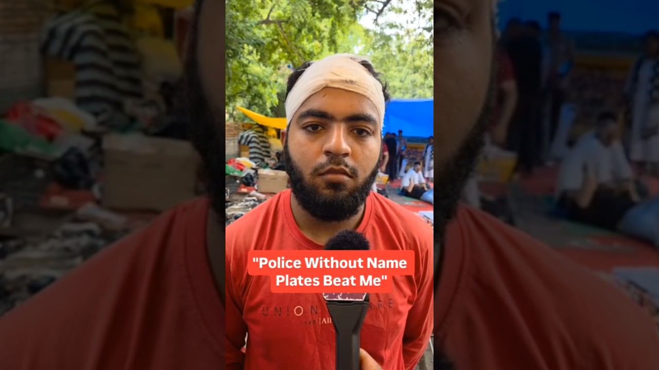 CJP PROTEST | Two Stitches, One Question | Student Injured In July 20 Lathi Charge | #viral #shorts