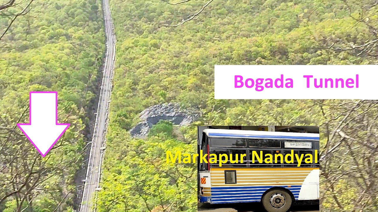 Largest Tiger Reserve Forest - Markapur - Cumbum - Nandyal APSRTC Bus Journey | Bogada Tunnel