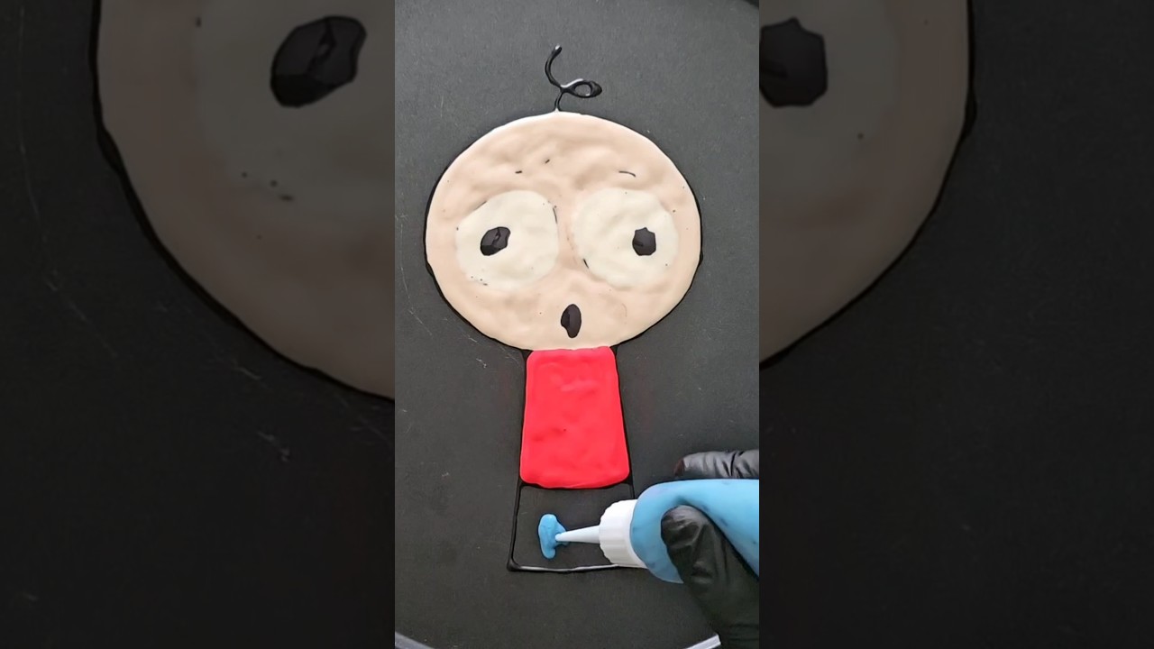 Making Sprunki OC Bambi phase 4 pancake art #incredibox #sprunkiincredibox