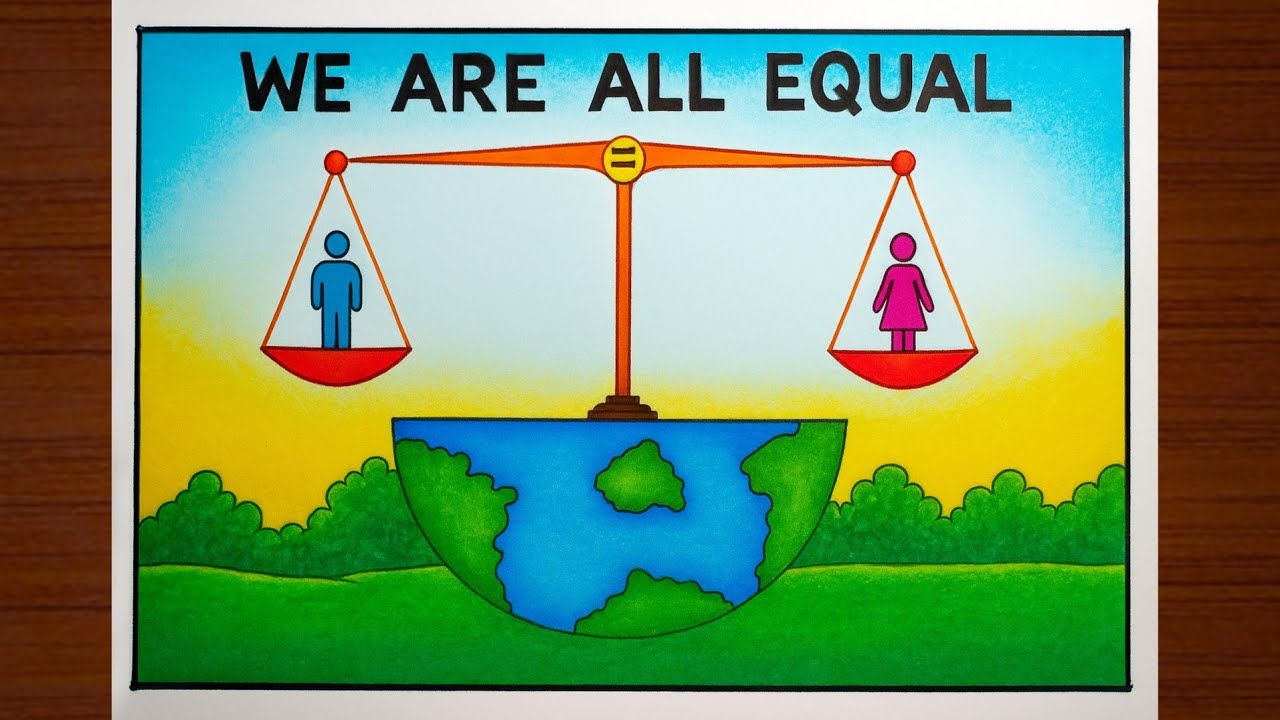 Women's Equality Day Drawing Easy | Women's Equality Day Poster Drawing #womensequalityday