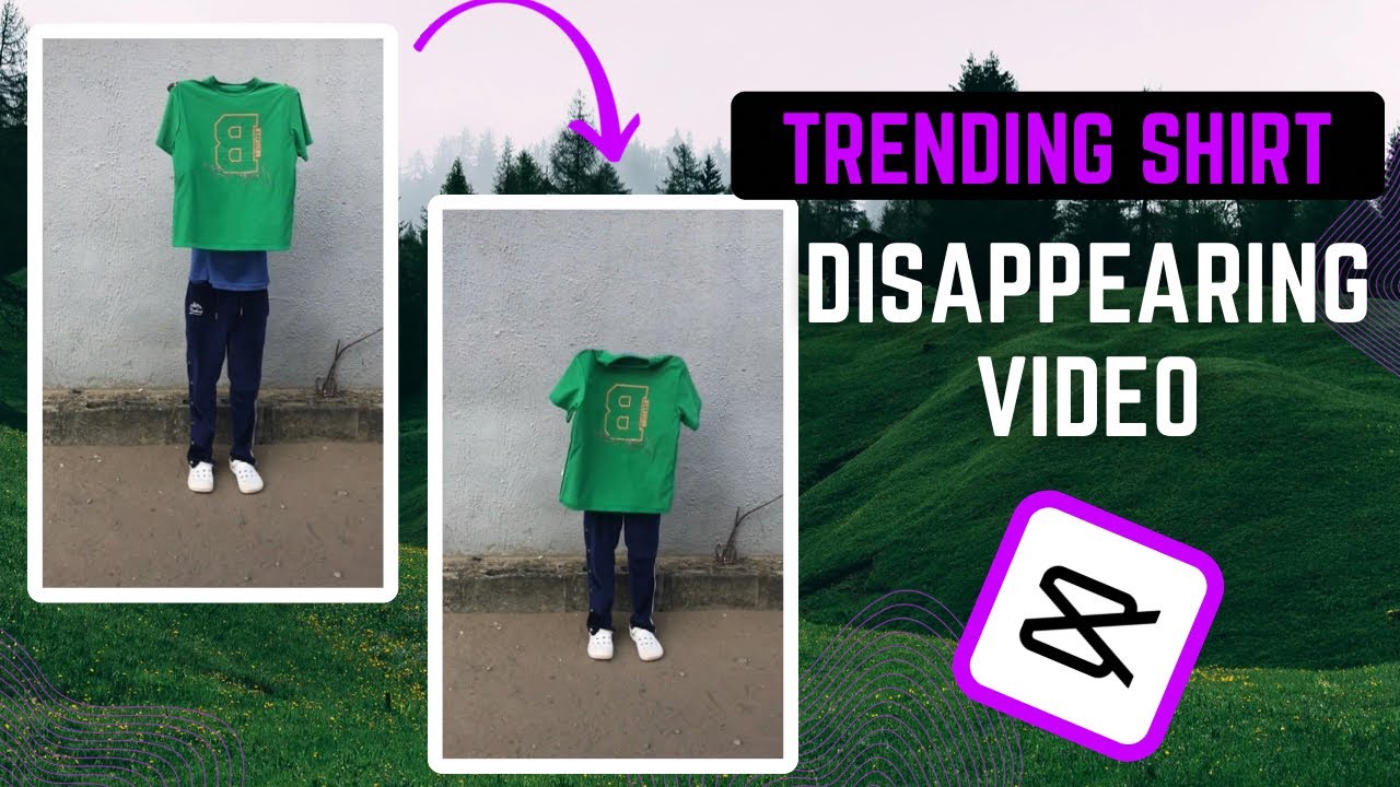 How To Make Yourself Disappeared Using A Shirt or Polo On CapCut | Trending Video | Capcut tutorial