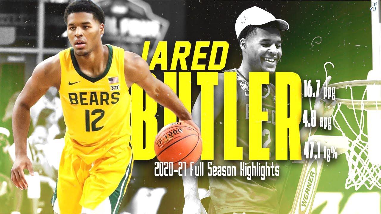 Jared Butler Baylor 2020-21 Season Highlights | 16.7 PPG 4.8 APG 47.7 FG%, NCAA Tourney MOP! #Jazz