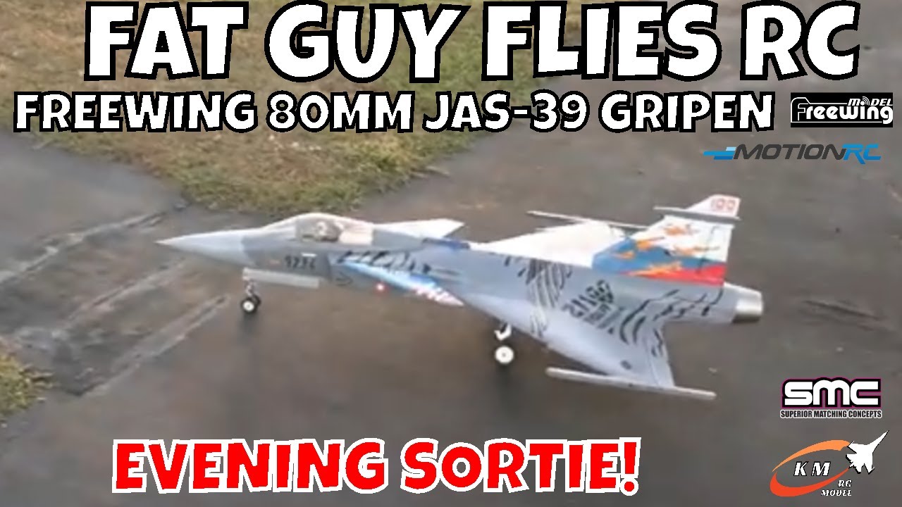 FREEWING JAS-39 80MM EVENING SORTIE by FGFRC #aviation #rcjets #rc