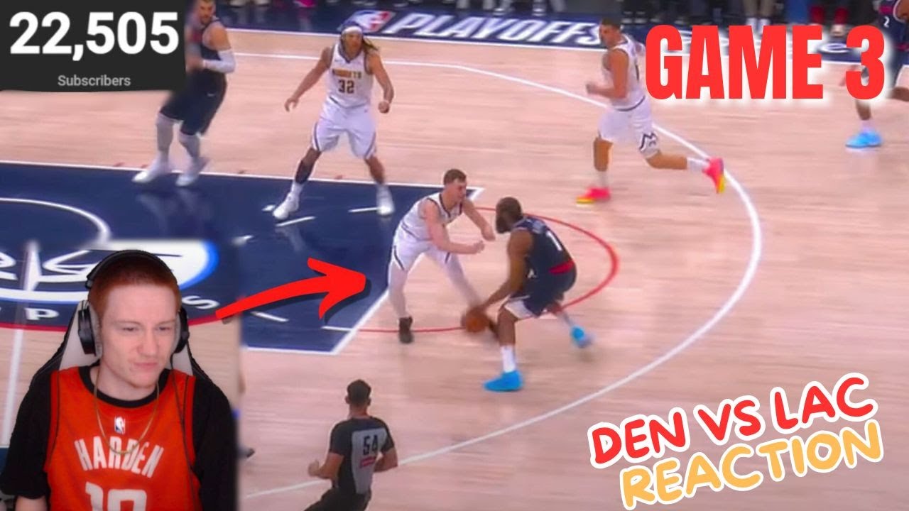 Reacting to Nuggets vs Clippers Game 3!
