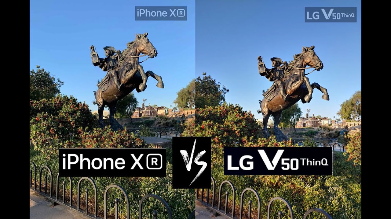 LG V50 vs iPhone XR - CAMERA TEST