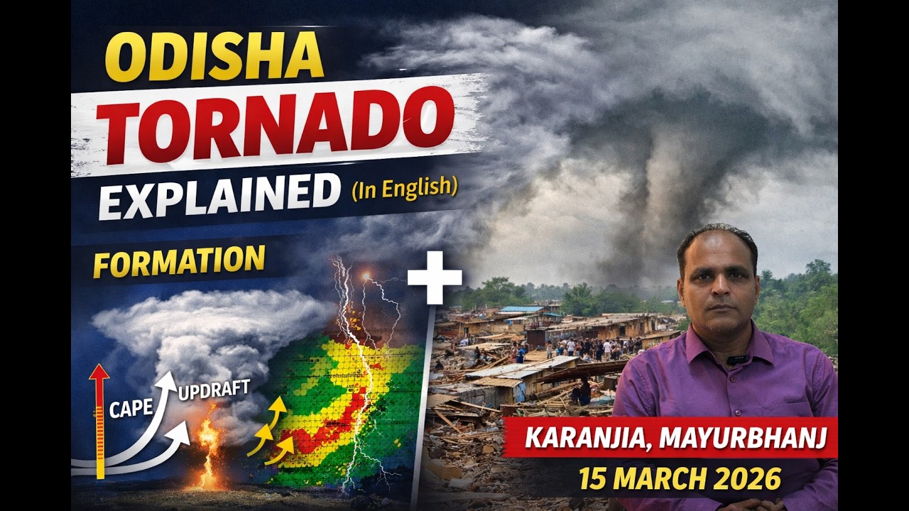 Rare Tornado in Odisha 🌪️ | Scientific Breakdown of Karanjia Event (15 March 2026)