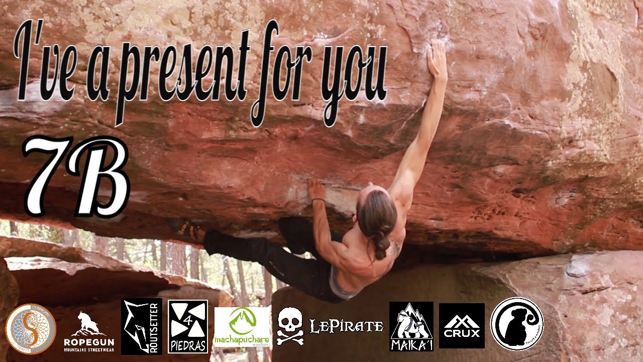 I've a Present for You 7B | Albarracín Boulder | Sector la Fuente
