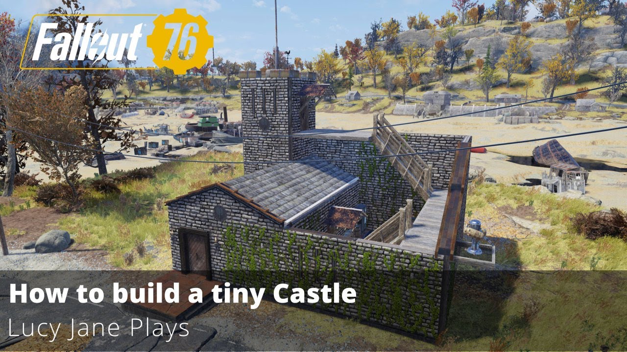 Fallout 76 - How to build a tiny Castle