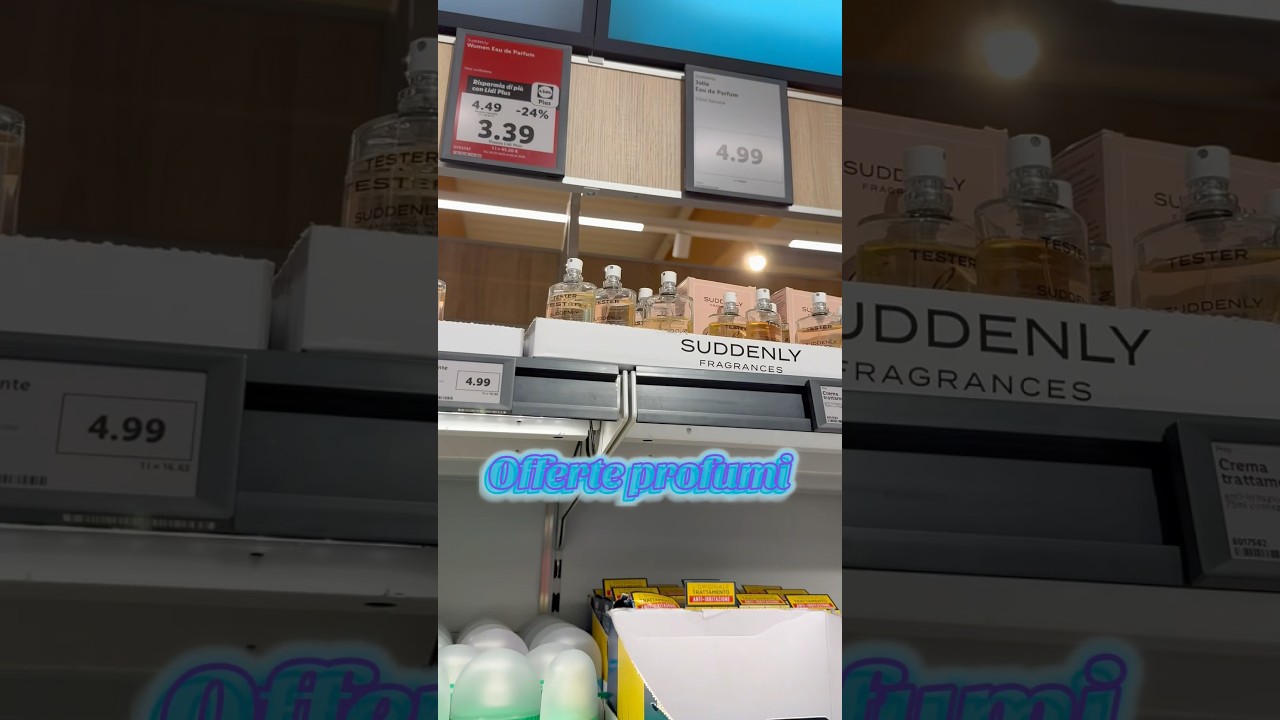 Offerta profumi #bff #kmrsworld #lidl #profumi