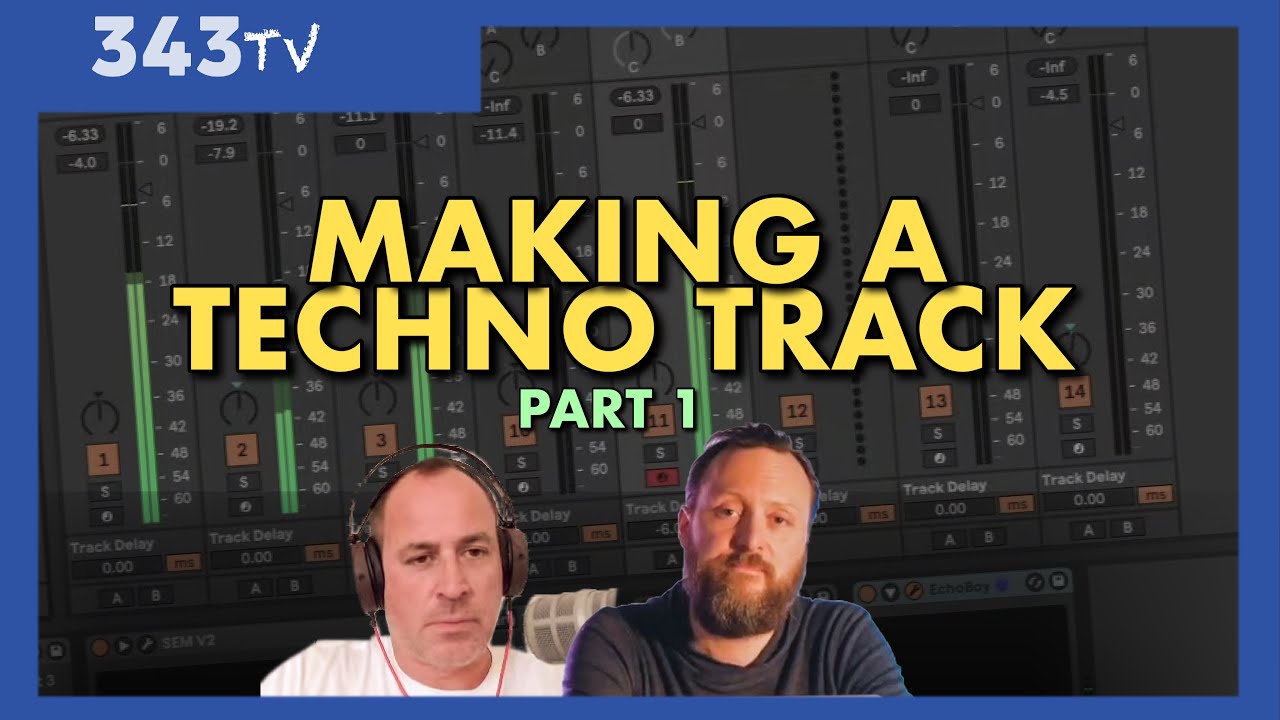 John Selway & Christian Smith Collaborate On A Techno Track In Ableton Live | Part 1