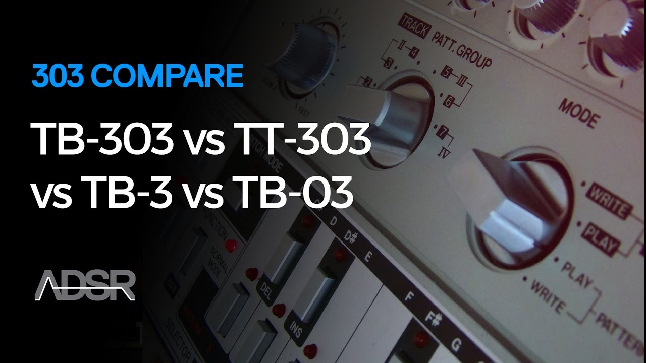 Roland TB-303 против TT-303 против TB-3 против TB-03