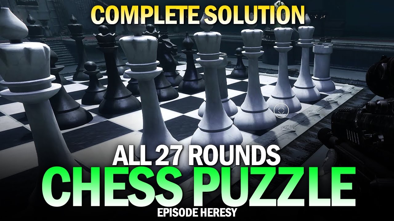 Complete Chess Puzzle Solution - All 27 Chess Rounds & Triumphs [Destiny 2]