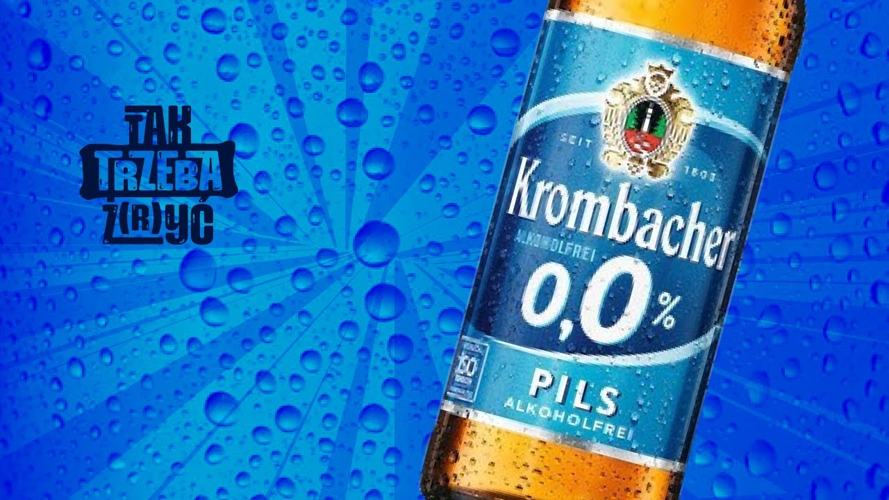Degustacja Krombacher Pils Alkoholfrei | bezalkoholowy pils | Niemieckie piwo | Piwo bezalkoholowe