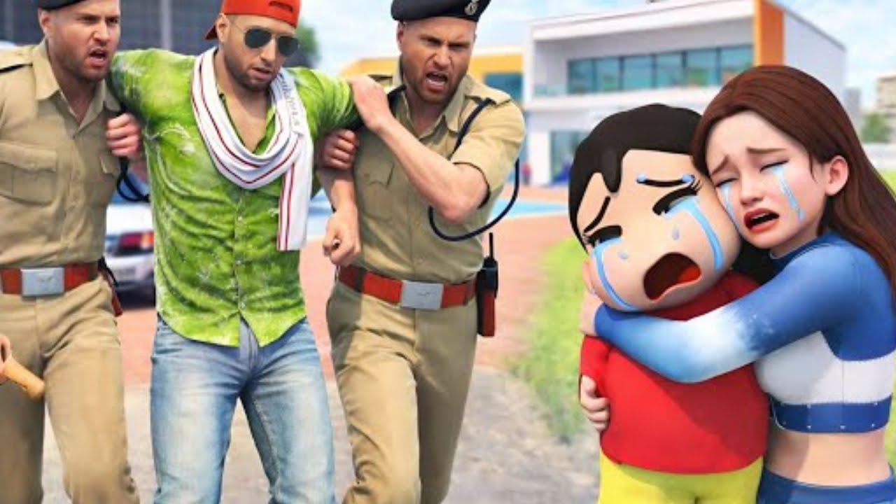 😭 Franklin Ko Police Pakad Ke Le Gayi | Bhot Maara Police Ne - INDIAN THEFT AUTO SIMULATOR