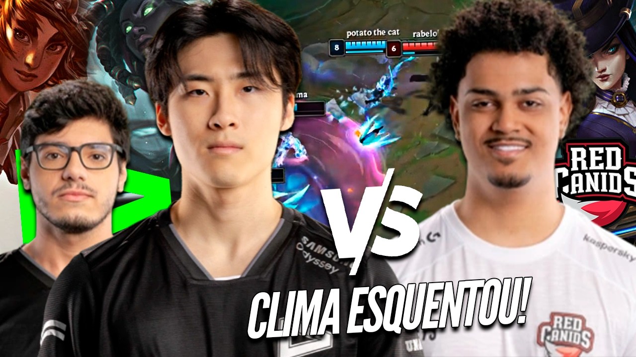 O DUO MAIS FORTE do BRASIL, BULL e ENVY vs RABELO - LOUD vs RED na SOLOQ - TREINO FINAL do CBLOL
