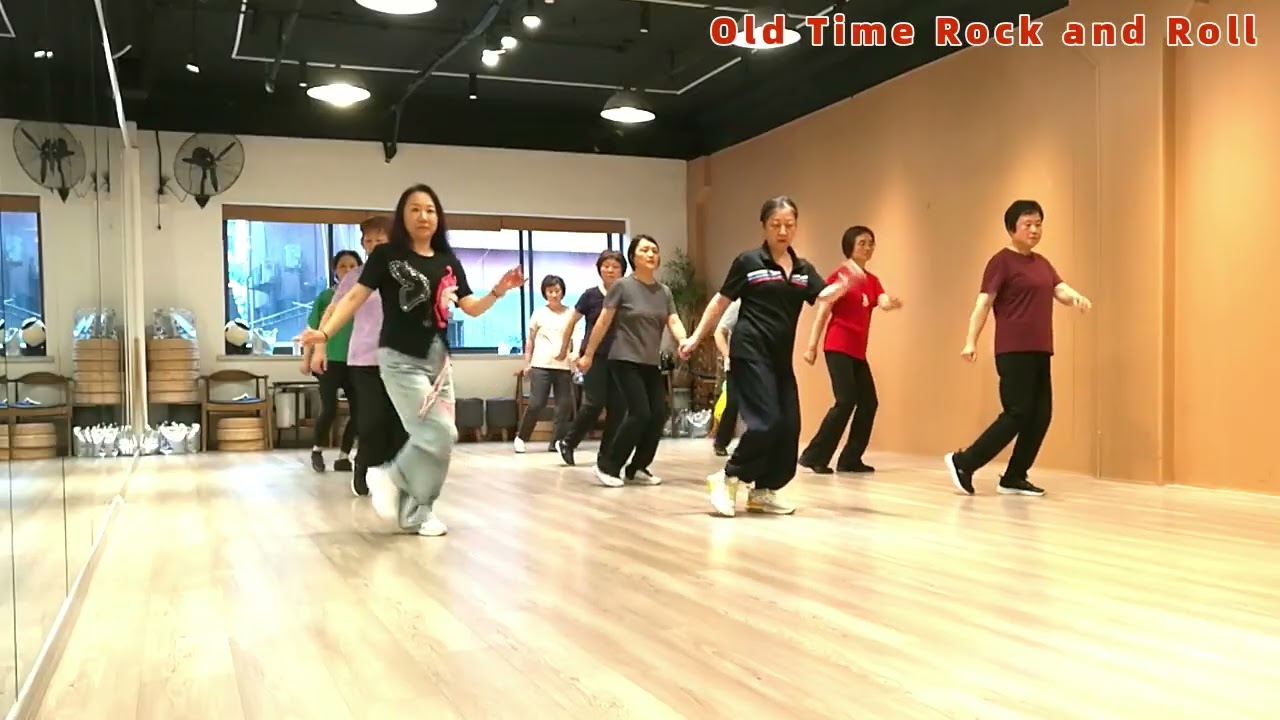 Old Time Rock and Roll (老式摇滚乐）- Line Dance (Demo)