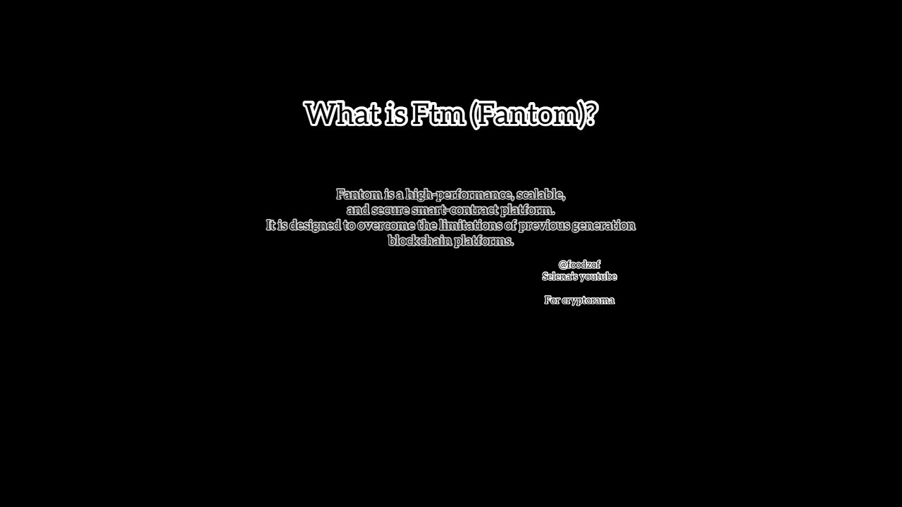 Research on Ftm / Fantom Why it is best investment? | Fantom 2021 $ftm