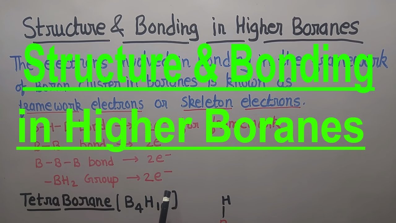 Bonding in higher boranes [structure, bonding & framework electrons in B4H10, B5H9, B5H11, B6H10]