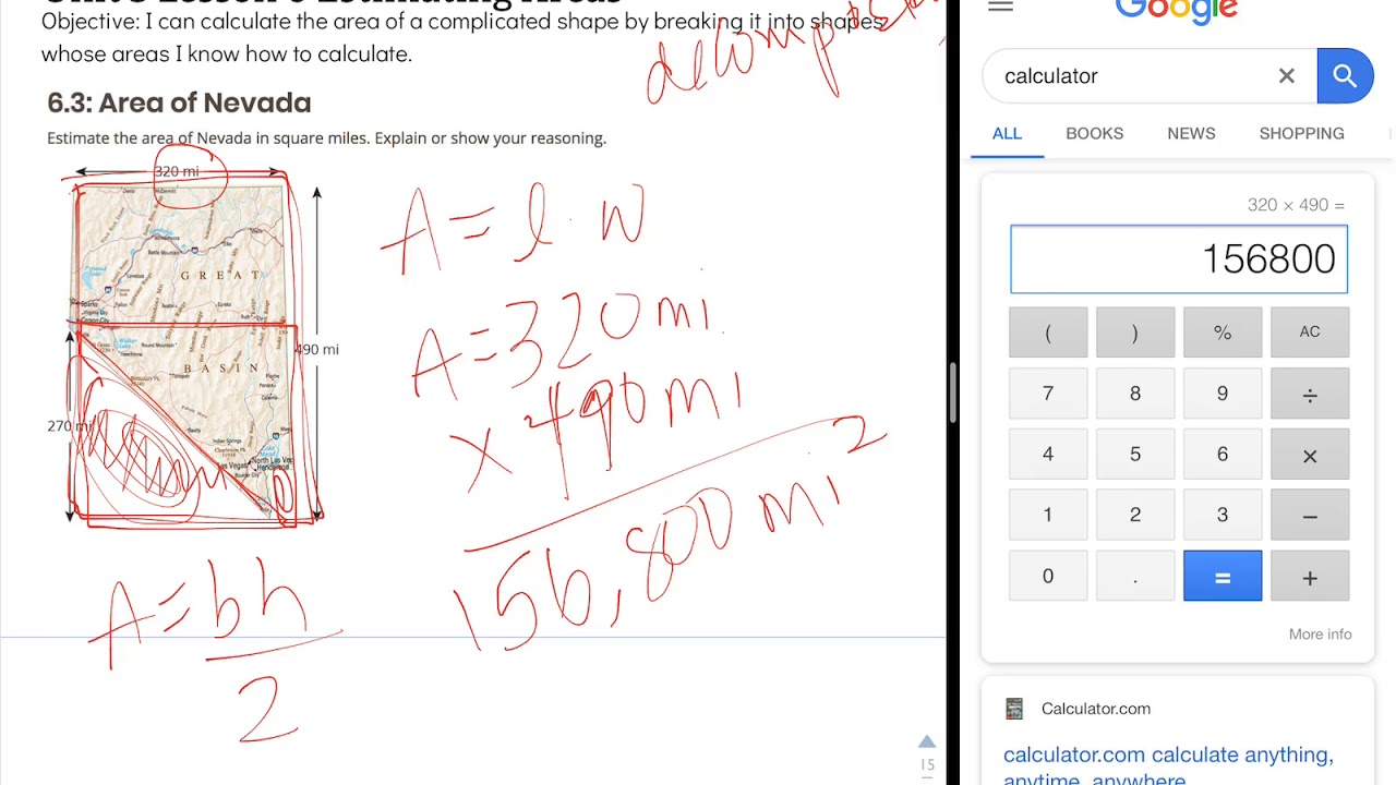 Illustrative Math 7th Grade Unit 3 Lesson 6 Estimating Areas