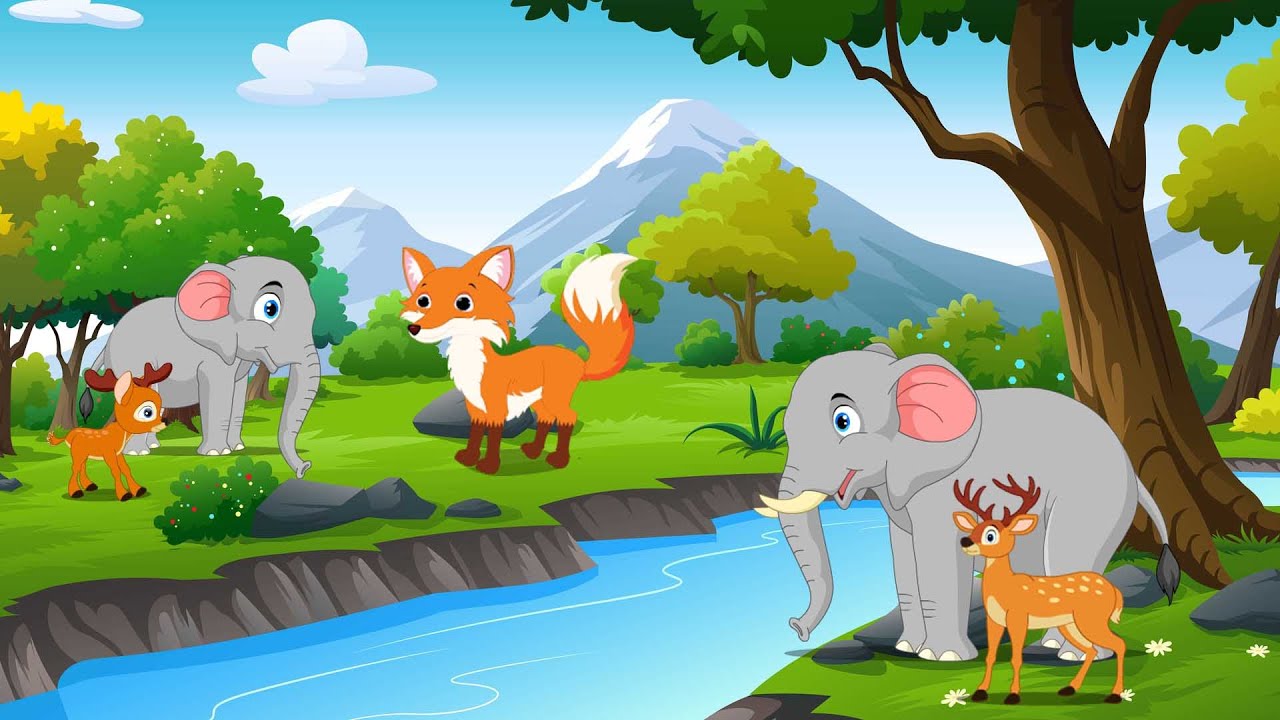 लोमडी और हाथी की कहानी ||Cartoon video || #cartoonvideo |Hindi Kahaniya | The Jungle Book