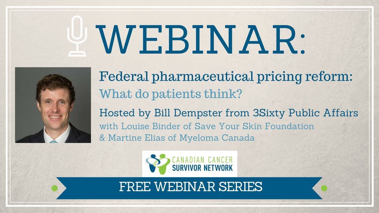 WEBINAR: Federal pharmaceutical pricing reform: What do patients think?