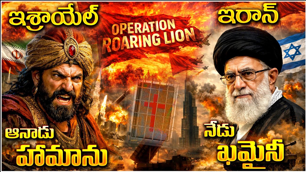 అప్పుడు హామను - నేడు ఖమైని ఒకేలా || US ISRAEL IRAN WAR UPDATES - IRAN SUPRIME LEADER AND HAMAN