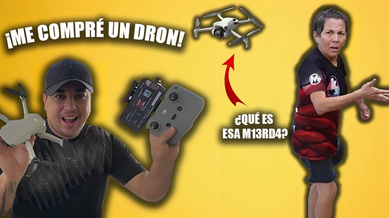 Me compre un drone y asuste a mi mama con el