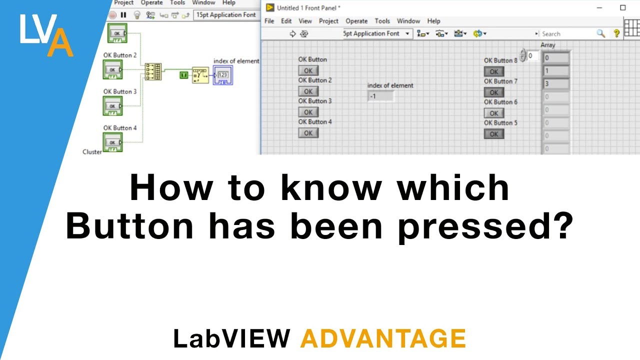 How to know which button has been pressed in UI? – LabVIEW