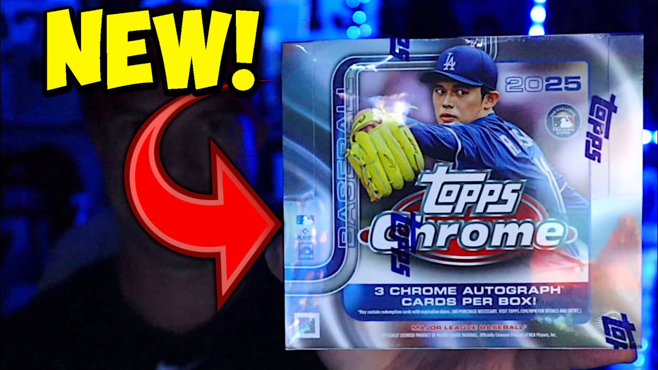 NEW 2025 TOPPS CHROME BASEBALL JUMBO BOX OPENING!!!