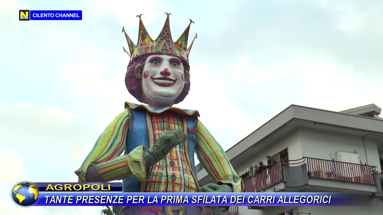 AGROPOLI, TANTE PRESENZE PER LA PRIMA SFILATA DEI CARRI ALLEGORICI.