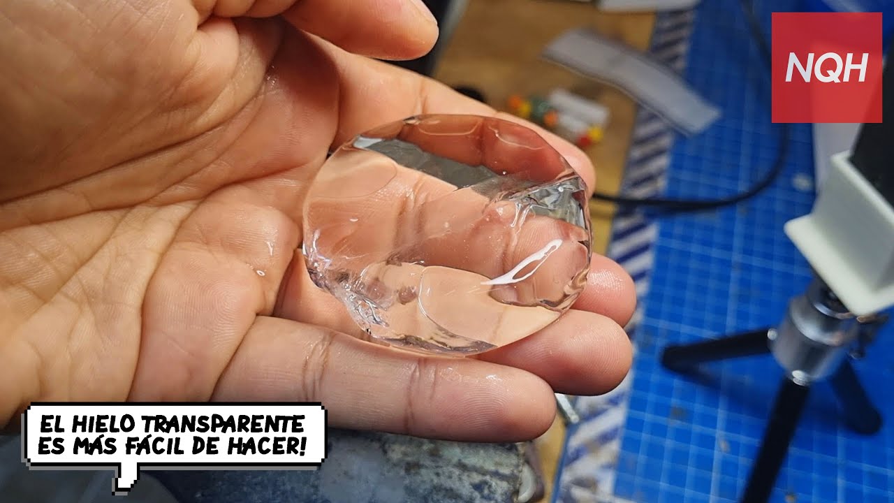 Cómo hacer hielo 100% transparente, y de paso 